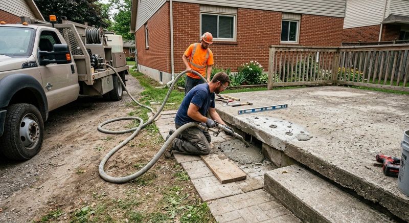 Concrete Patio Raising in Tampa, FL